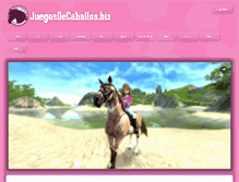 Tablet Screenshot of juegosdecaballos.biz